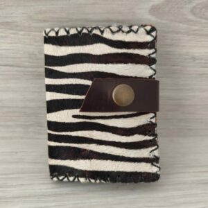 Cartera cebra pequeña